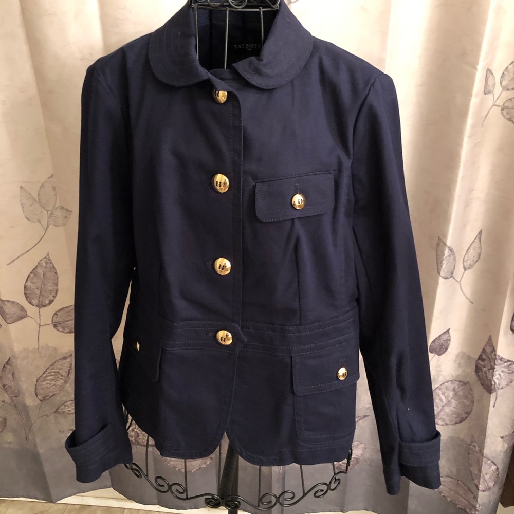 NEW Talbots Navy PeaCoat